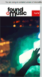 Mobile Screenshot of foundinmusic.com